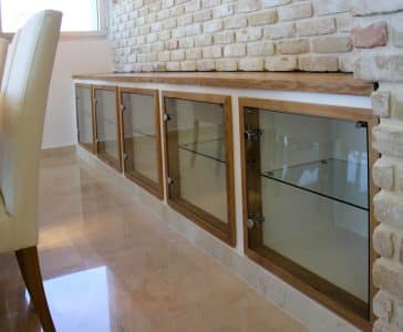 עיצוב דירת יוקרה, עיצוב נישה בשילוב של נגרות, עיצוב פנים ופנג שואי, ענבל קרקו