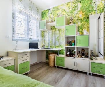 עיצוב פנים דירת קבלן ברחובות, חדר אחת הבנות, עיצוב פנים ופנג שואי, ענבל קרקו