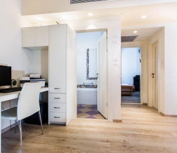 עיצוב דירת קבלן ברחובות, חדר המשפחה, עיצוב פנים ופנג שואי, ענבל קרקו