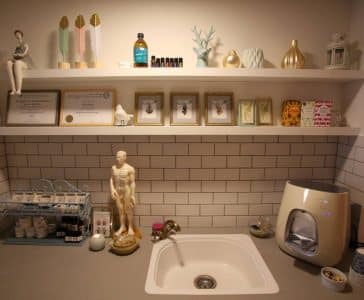 עיצוב קליניקה לרפלקסולוגיה,מטבח הקליניקה, ענבל קרקו עיצוב פנים ופנג שואי