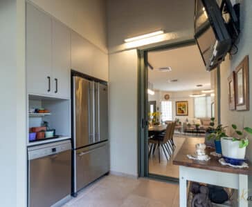 עיצוב פנים במושב גאליה, מטבחון חוץ, ענבל קרקו עיצוב פנים ופנג שואי