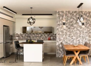 עיצוב דירה מודרנית בראשון לציון, מטבח הבית, ענבל קרקו, עיצוב פנים ופנג שואי