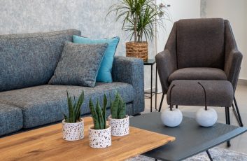 התאמת צבעים לבית| תקריב סלון| ענבל קרקו עיצוב פנים ופנג שואי